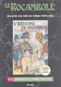 Le Rocambole N° 27, été 2004 : Napoléon et le roman populaire - Buard Jean-Luc