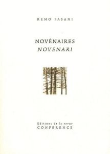 Novénaires. Edition bilingue français-italien - Fasani Remo - Gabioud Pierre-Yves