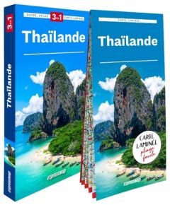 Thaïlande. Guide + Atlas + Carte laminée 1/1 650 000, Edition 2023 - Byrtek Katarzyna - Berthel Laurent - Stalega Wojci