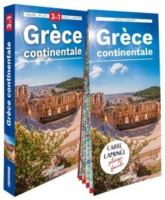 Grèce continentale. Guide + Atlas + Carte laminée 1/800 000, Edition 2023 - Jablonski Piotr - Berthel Laurent - Zakrzewski Ada