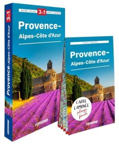 Provence-Alpes-Côte d'Azur. Guide + Atlas + Carte laminée 1/300 000 - Wolak Magdalena - Jablonski Piotr - Krol Anna - Be