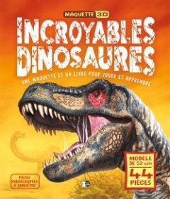 Incroyables dinosaures. Une maquette et un livre pour jouer et apprendre - Rodriguez Cerro Miguel Angel - Durantin Christel