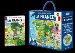 La France. Avec 1 puzzle circulaire de 210 pièces, 20 silhouettes, 1 poster et 1 livre de 32 pages - Zanotelli Milena - Trevisan Irena - Lechevalier Jé