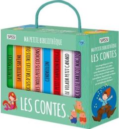 Ma petite bibliothèque Les contes. Coffret en 8 volumes : Cendrillon %3B Le vilain petit canard %3B le p - Gaule Matteo - Marcolin Roberta - Negrel Sarah