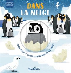 Dans la neige. Tourne la page et observe la transformation des animaux - Stone Harriet - Partington David