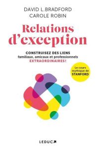 Relations d'exception - Bradford David L. - Robin Carole