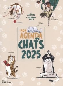 Mon agenda chat. De janvier à décembre, Edition 2025 - Mazeas Marine - Brunelet Mathilde