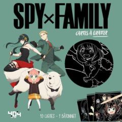 Cartes à gratter Spy x Family. Avec 20 cartes et 1 bâtonnet - ENDO/CRUNCHYROLL