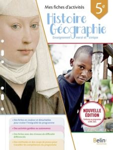 Histoire Géographie EMC 5e. Mes fiches d'activité, Edition 2024 - Reynaud Carine