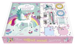 Mon carnet secret licorne. Avec 3 stylos glitters, 2 masking tapes, 2 blocs de notes repositionnable - Giggenbach Ellen