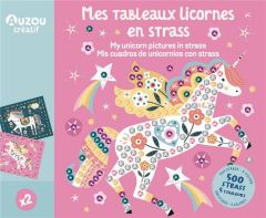 MA POCHETTE D'ARTISTE - MES TABLEAUX LICORNES EN STRASS - BEE BROWN