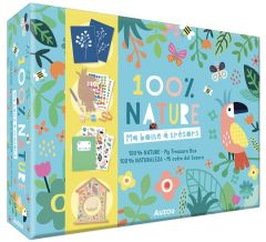 100% nature. Ma boîte à trésors, avec un carnet à personnaliser, un nichoir à oiseaux, du papier pho - Payne Sally