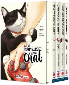 La gameuse et son chat : Coffret en 4 volumes : Tome 1 à 4 - Nadatari Wataru - Roullon-Ishihara Pénélope