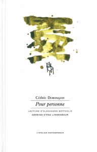 Pour personne - Demangeot Cédric - Lindenbaur Ena