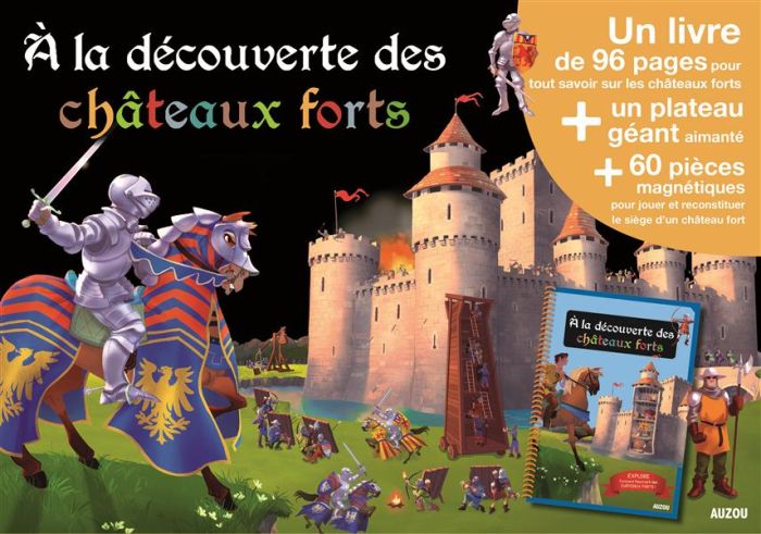 Emprunter A la découverte des châteaux forts. Avec 1 plateau et 62 pièces magnétiques livre