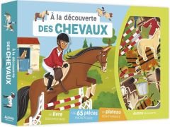 A la découverte des chevaux. Avec un plateau géant aimanté et plus de 65 pièces magnétiques - Aubert Irena - Cerato Mattia - Sécheret Jessica